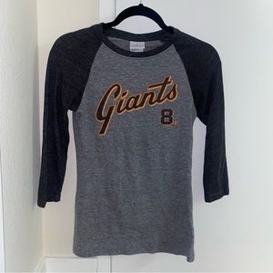 sf giants pence baseball shirt